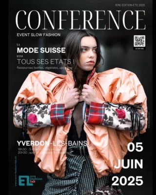 L'association Suisse du canton de Vaud Eco Fashion Lab organise une première conférence, le 5 juin, à partir de 18h00, à Yverdon les Bains.
Le but est de permettre aux personnes intéressées par l'évolution d'une mode qui doit être plus vertueuse de venir à la rencontre de 6 personnalités et créatrices engagées, qui seront présentes pour partager leurs expériences. 
Ces entrepreneurs, stylistes, créatrices, veulent montrer au plus grand nombre, que de nouvelles voies sont possibles, à travers leurs démarches et leurs engagements en faveur d'une mode éco-responsable. 
Programme et inscription sont accessibles sur le compte de: 
@la_lisiere_by_ecofashionlab  Car la Suisse qui est un pays innovant [ Swisslicon-valley.ch voir lien dans la bio] sait bousculer les habitudes dans le domaine de la mode ;)  #slowfashion #modedurable #uneautremodeestpossible #upcycling #event  #yverdonlesbains #vaud #switzerland  @another_eye_on_fashion 
@akikosmood